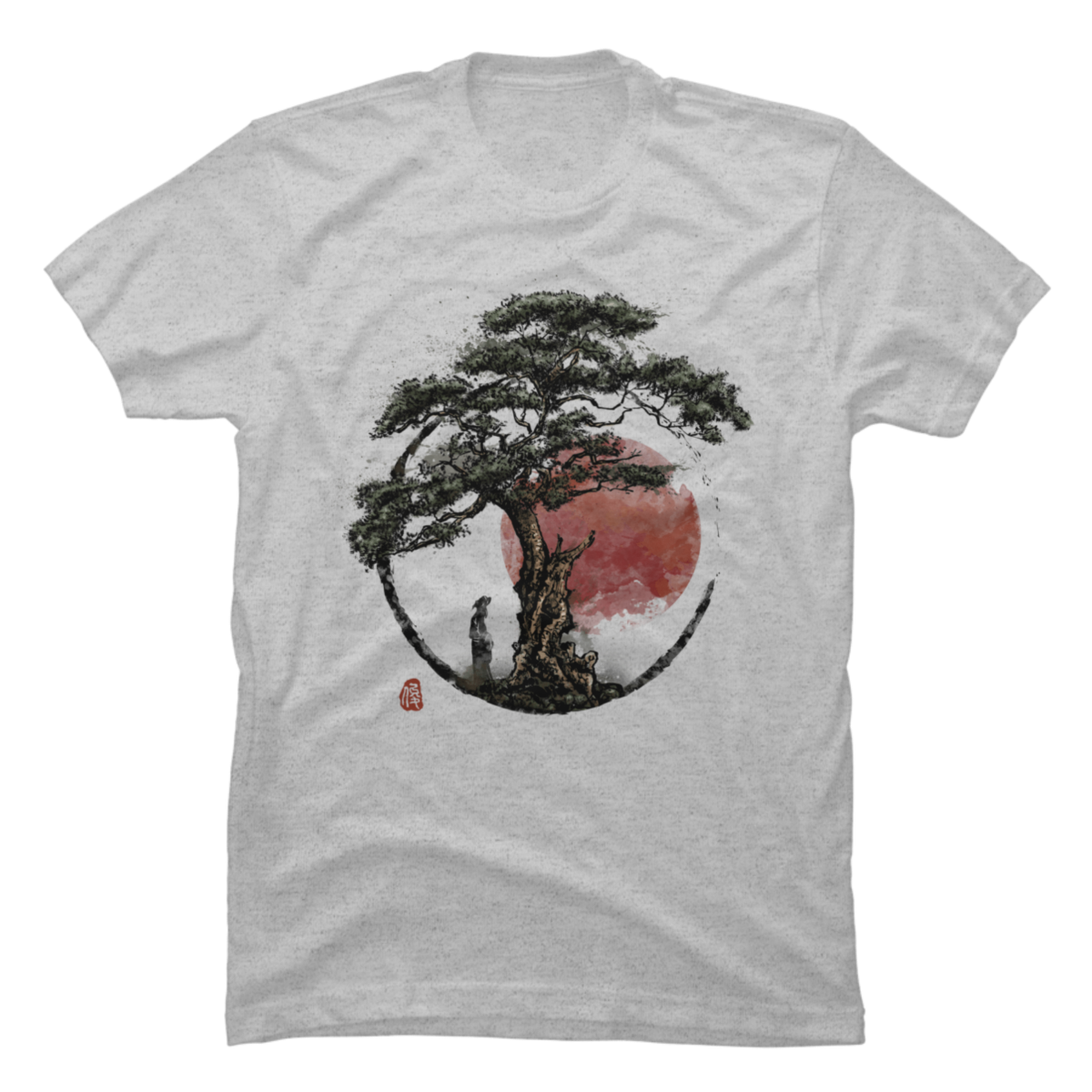 sunset t shirt design